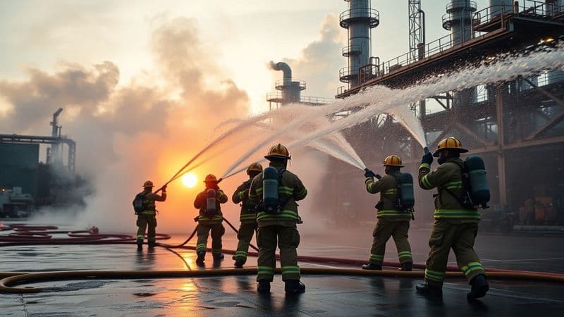 כוחות הכיבוי פעלו במהירות ומנעו אסון בבז"ן: אין נפגעים, אין חשש לחומרים מסוכנים