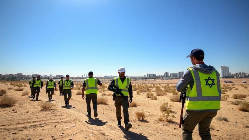 כוחות הביטחון פועלים בזריזות בבאר שבע בעקבות דיווחים על נפילות