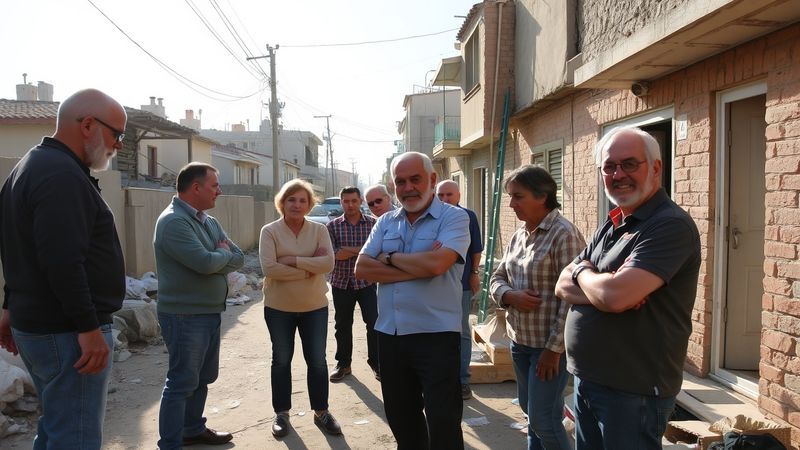 תושבי חיפה וקריית אתא מגלים חוסן לאחר פגיעות בבתים במטחים מהצפון