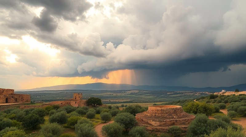 גשמי פסח וסערה ים-תיכונית נדירה בדרך — השירות המטאורולוגי מתריע מוקדם ומאפשר היערכות מלאה